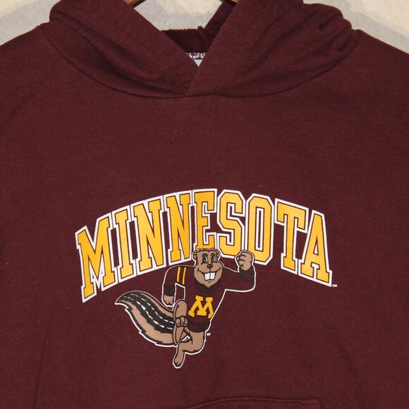 Champion Univ. of Minnesota Kangaroo Pouch Hoodie - Youth Size 7-8 - Picture 1 of 7